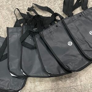 lululemon athletica Gray and Black Tote 6 left $10.00 each